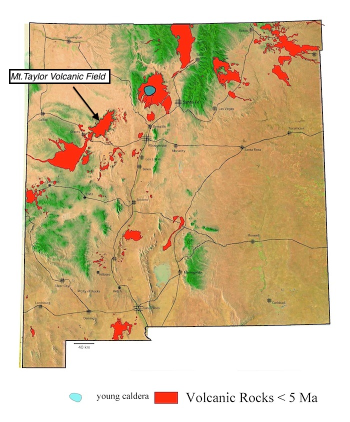 Mt. Taylor Volcanic Field New Mexico Museum of Natural History & Science